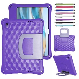 Unbranded For Onn 10.1 Inch Gen 4 2024 Tablet Case 10.1"Kids Shockproof Handle Stand Cover - Purple, For Onn 10.1" (2024 Model / 100135925)