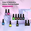 MTSSII 12PCS Gel Nail Polish + Diamond Nail Polish Set