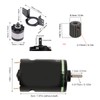 Brushed Motor External Carbon Brush with 1/5 Reduction Gearbox Universal