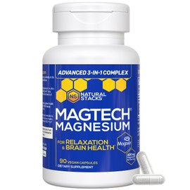 Natural Stacks Complejo de Magnesio MagTech 90 Cápsulas