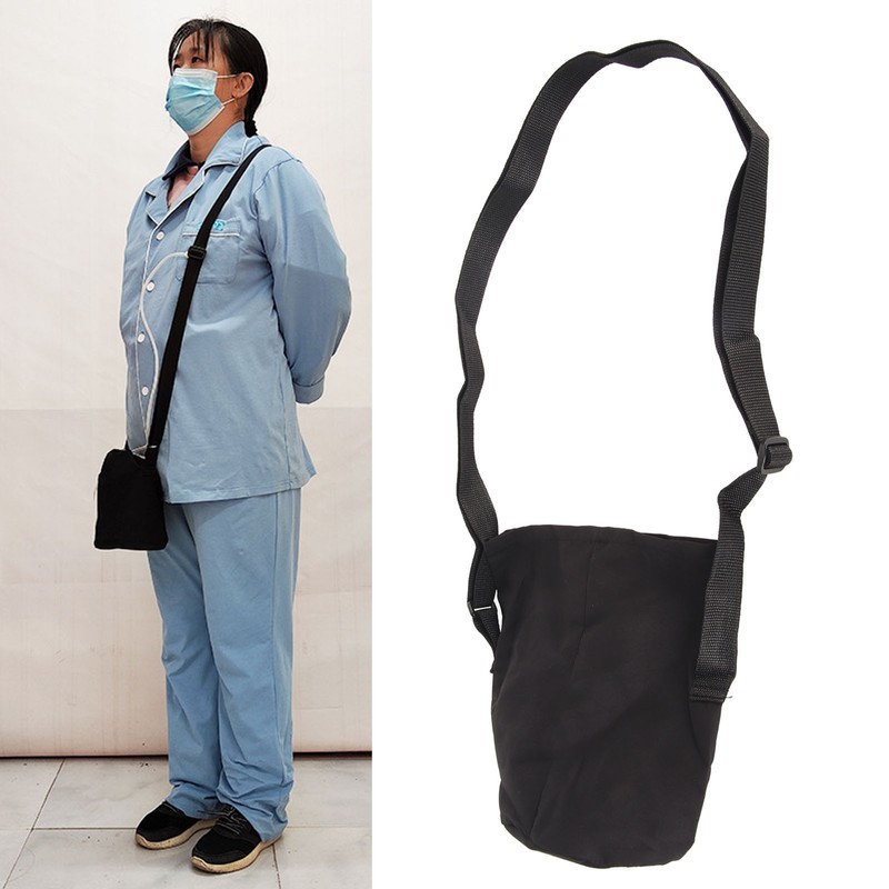 Cross Shoulder Urine Bag Cover Catheter Bag Cover with Interior