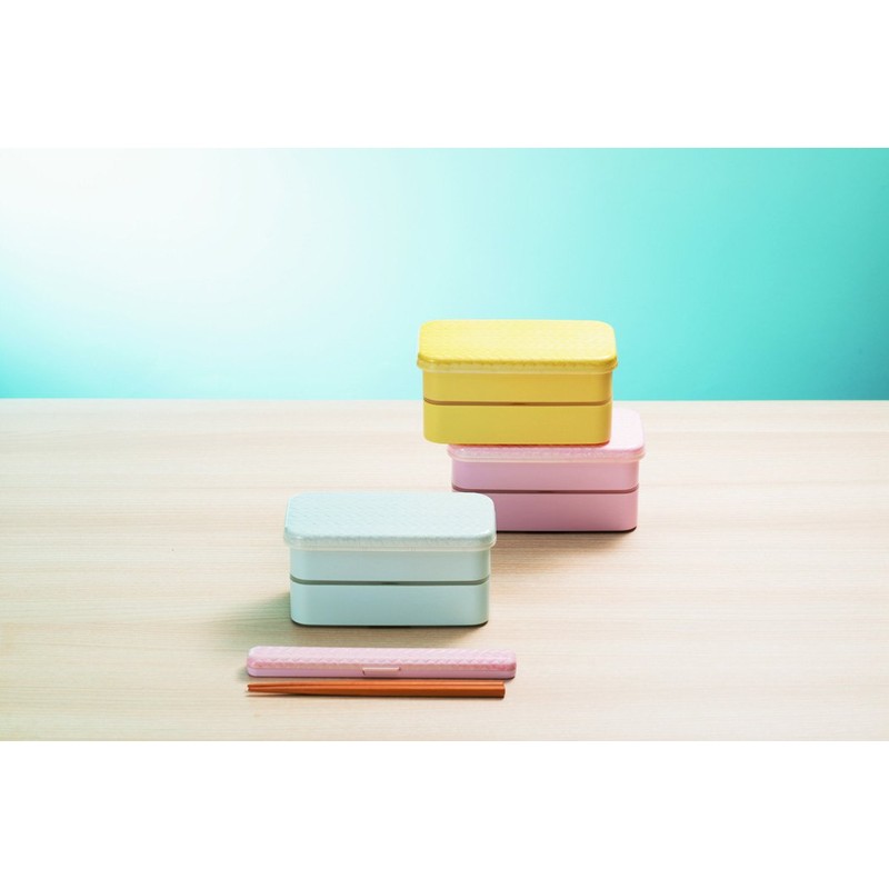 HAKOYA aziro Color aziro Long Horn Bunk Bento 水浅葱 52390