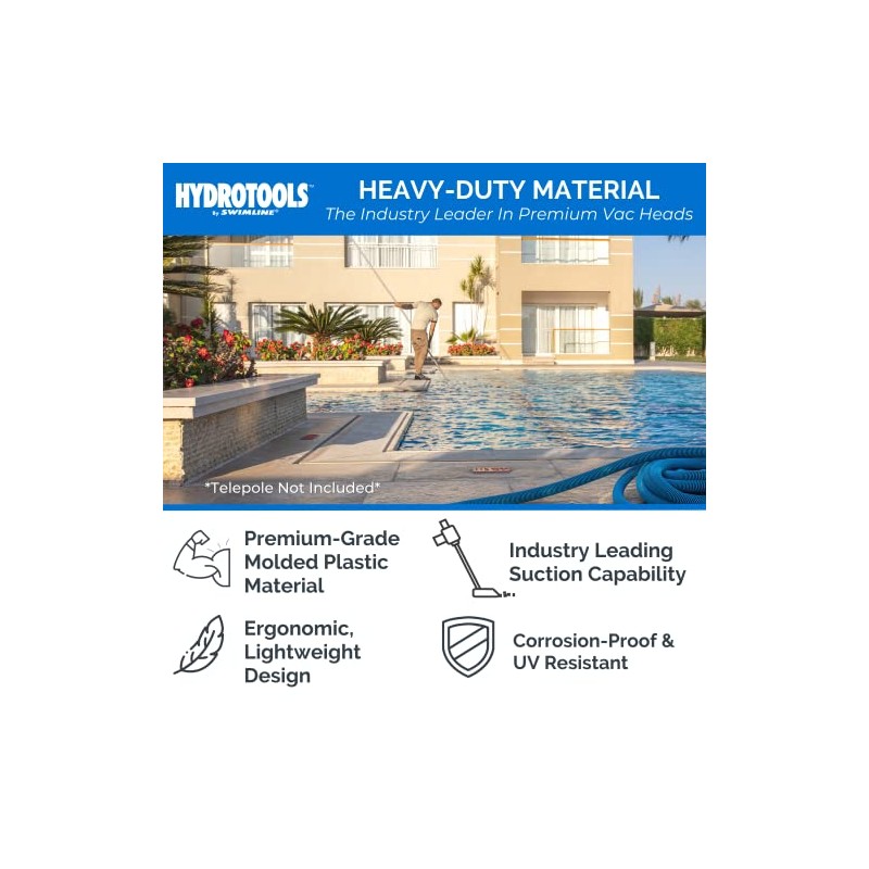 Cabezal aspirador Swimline 8150 Flex pesado, azul