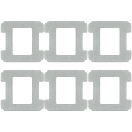 BUXEBUX Pack of 6 Cleaning Pads for Ecovacs Winbot W2, W2 Omni, W1, W1 Pro Window Cleaning Robots, Washable Microfibre Wipes Effectively Clean Stains and Dust from Windows