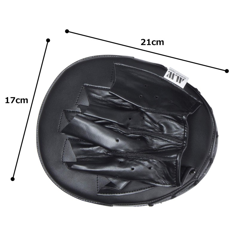 MARTIAL WORLD PM15-BK Warm Up Mitt, Punching, Black, Height 8.3