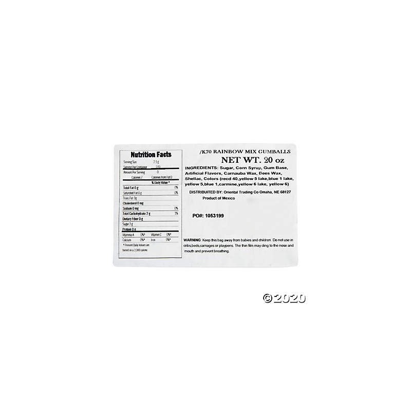 Fun Express 20 Oz. Machine Sized RoundGumball Candy (bulk set