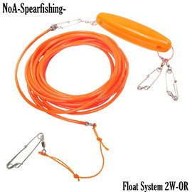 NoA Float System 2W-OR Fish Poke Harpoon, Bare Diver, Moly Pole, Hand Harpoon, Spearfishing, Underwater Gun, Spearfishing Diving (ORANGE 2W-OR)