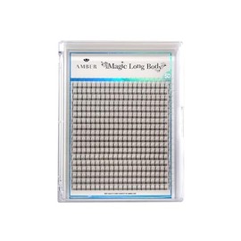 Amber Lash Magic Long Body 5D Premade Volume Fan lashes [396 fans] (C Curl, 9mm)