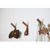 anaan "Forest Coat Hooks Wood with Leather Strap Wall Hook