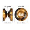 2pcs Aluminum Alloy Yoyo Ball Competitive Yoyoball with Bearing Strings