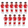 11pcs Football Player Soccer Games Mini Humanoid Plastic Doll Table