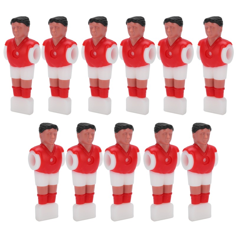 11pcs Football Player Soccer Games Mini Humanoid Plastic Doll Table