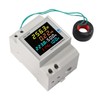AC Power Meter Digital Voltmeter Ammeter AC 40-300V 100A Din