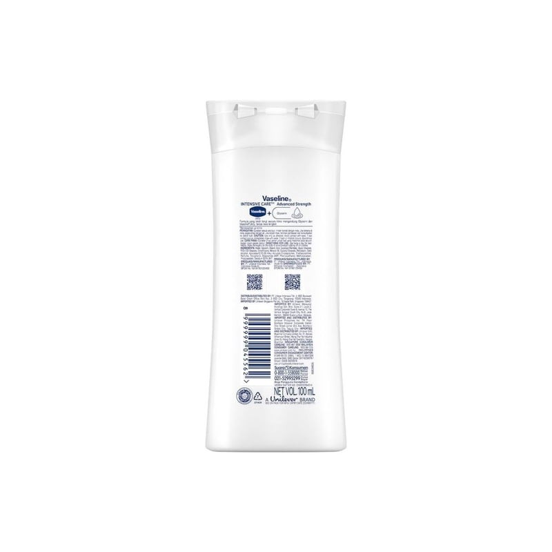 Body Lotion 100ml Vaseline Vaseline Advance Strength