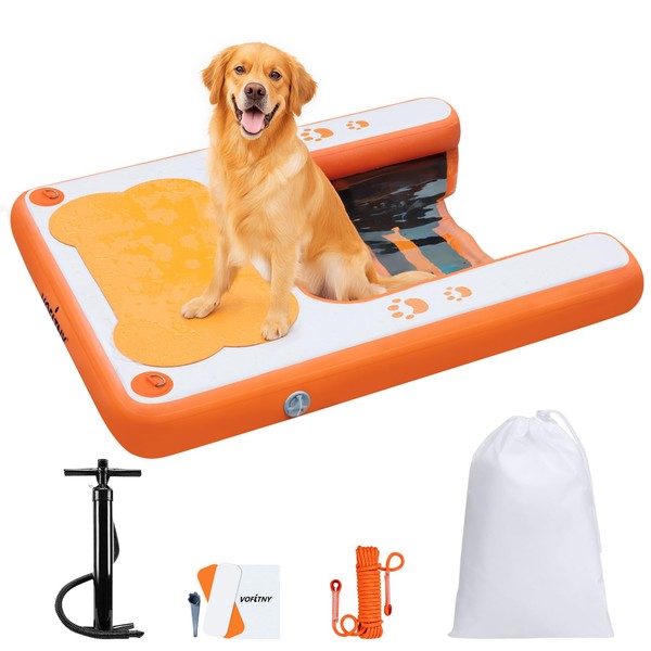 VOFiTNY Dog Pool Ramp, Safe Pool Ramp for Dogs Up