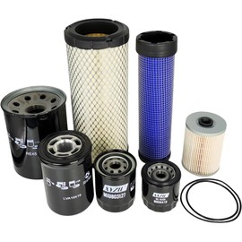 XYZIL LVA21039 Maintenance Filter Kit Compatible with John Deere Before 2017 4044M 4044R 4052M 4052R 4066M 4066R Tractor LVA10419 M806419 MIU802421 MIU803127 RE45864 RE68048 RE68049 Oil Fuel Air