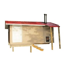 DIY Outdoor Sauna Plans - Build Your Own Wood Burning Sauna Cabin 8 x 13