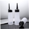 Gatuida Salon Size Hair Coloring Bottles 3pcs Refillable Shampoo Bottles