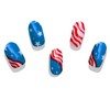 YIZHUO Patriotic Semi-Cured Gel Nail Strips Kit - 4th of