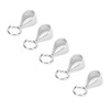 5pcs 925 Sterling Silver Bails DIY Exquisite Necklace Pendant Bails