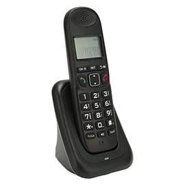 Tangxi Teléfono Inalámbrico para el Hogar, Pantalla LCD Retroiluminada, Botones Grandes Transparentes, 50 Memorias de Agenda Telefónica, Identificador de Llamadas/Manos Libres/rellamada/Pausa