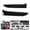 1 Pair Left Right Gloss Black Rear Window Side Spoiler
