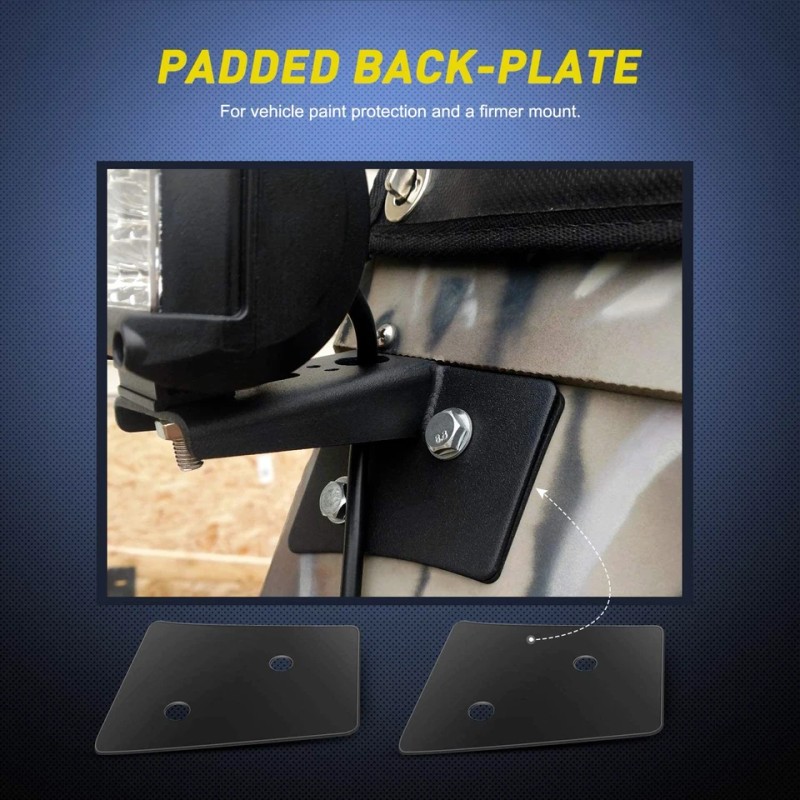 US AUTO LIGHT A-pillar Mount Brackets For LED Work Light