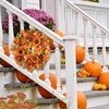 Large 24 Inch Fall Wreaths for Front Door, Farmhouse Autumn