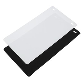 PATIKIL 2pcs 65x30cm EVA Background White/Black Soft Photography Background Light Box Props for Photography Studio