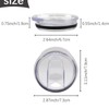 20oz Replacement Skinny Plain Tumbler Lids Drinkware