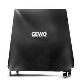 GEWO Lightweight cover for table tennis tables, waterproof and UV-resistant, black