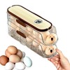 KUBDPQOR Innovative Egg Storage Dispenser - Dual Layer Egg Holder