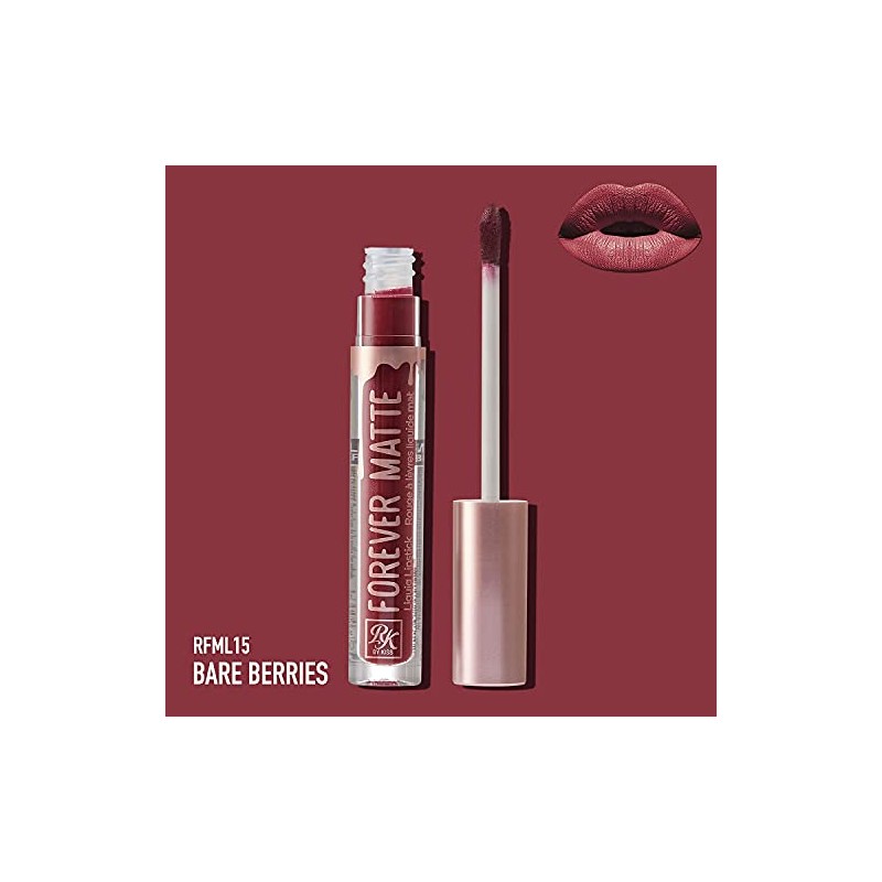 Rubí Besos Forever Matte Lipstick Crema labial #RFML, RFML15 Bare