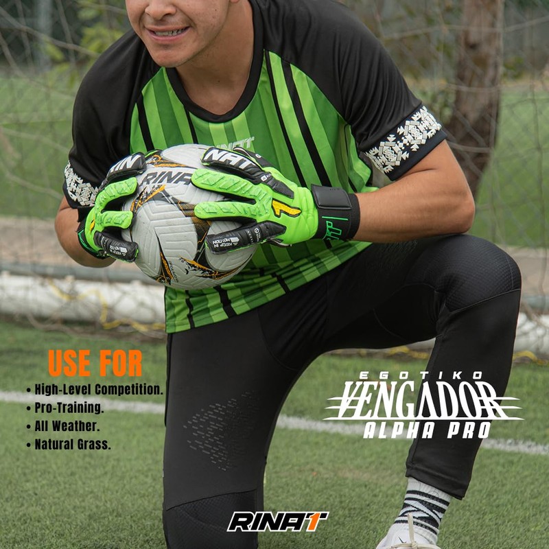 Rinat Guantes de Portero Egotiko Vengador Alpha Premium - Golero