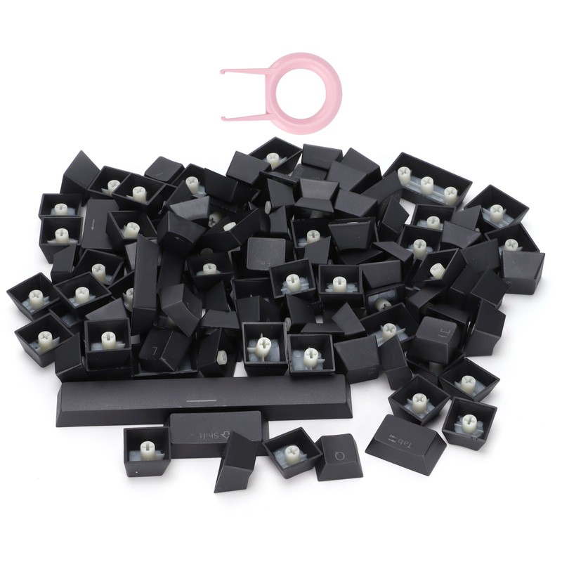 PBT Keycaps Ergonomic Design Oil Resistant Colorful 108 Key Video