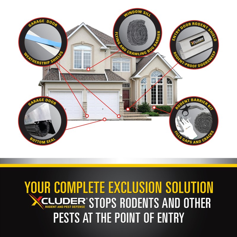 Xcluder 48" Low-Profile Door Sweep, Dark Bronze 2-Pack – Seals