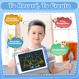 Party Favor LCD Writing Tablet for Kids, 8.5 Inch Colorful Doodle Board Drawing Tablet, Educational Learning Toys Birthday Gifts for Boys Girls Age 3 4 5 6 7 8 (12 Pack)