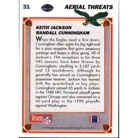 1991 Upper Deck Football Card #31 Randall Cunningham