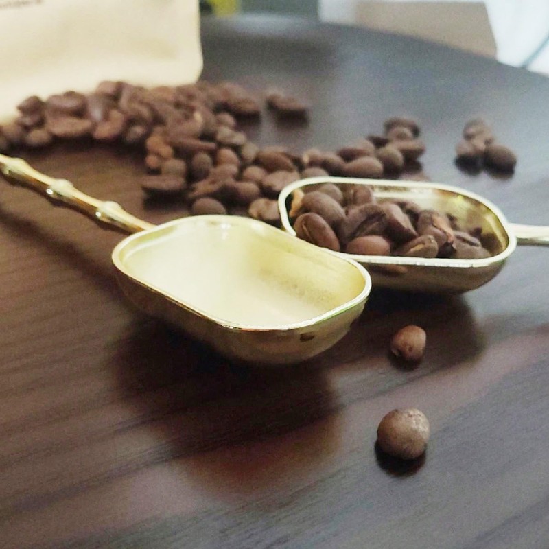 Xusmyzm Measuring Spoons with Long Handle, Coffee Scoop, Tablespoon and