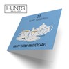 Hunts England - 20th Wedding Anniversary Card - China Anniversary