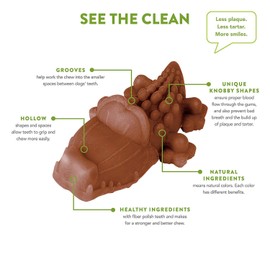 Whimzees 150 Pack of Alligators, Small, Dog Dental Chews