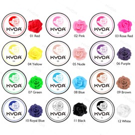 Ownest 12 Colors Sculpture Painting Nail Gel Set,3D Nail Carved Gel Sculpture Creative Painting Glue Soak Off UV,with 1 Carved Painting Pen