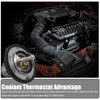 New Hevituwhe 90916-A3003 90916-03129 Coolant Thermostat Fit for Toyota Lexus,