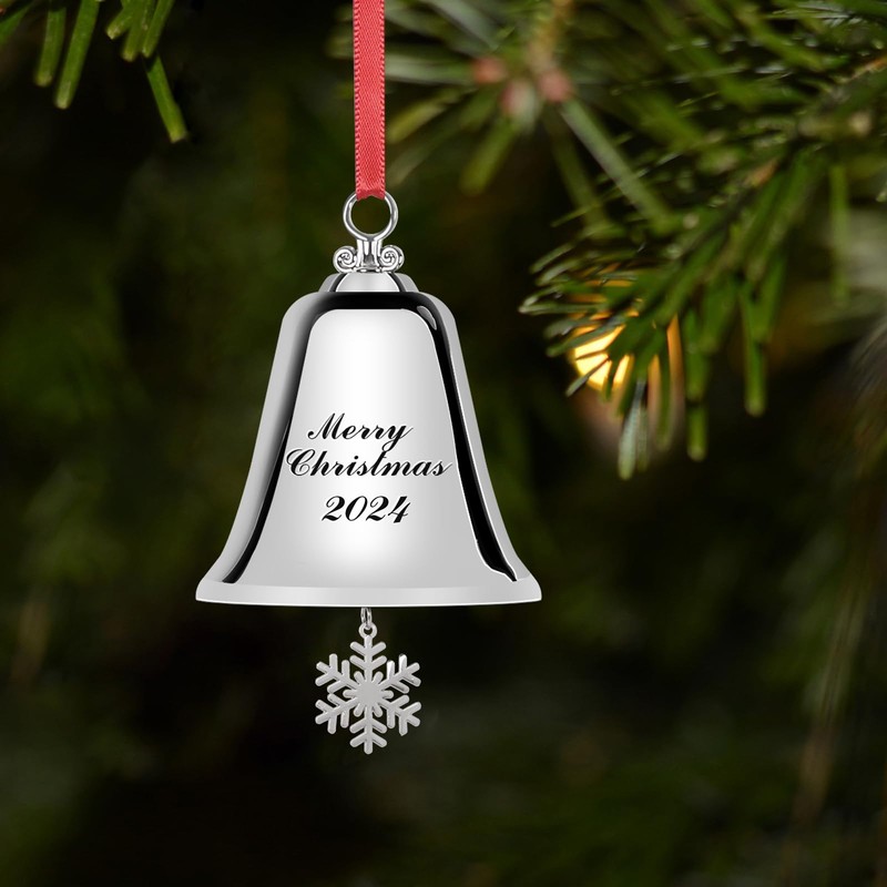 Annual Edition 2024 Christmas Bells Xmas Snowflake Elegant Women Merry