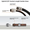 Giraffe Tools Garden Hose 5/8", Custom Length, Heavy Duty, No