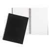 Ykimok 2 Pack College Ruled Notebook, Soft Black Cover Spiral