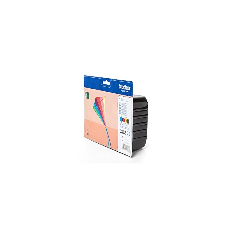 Brother LC223VALBPDR - LC-223VALBPDR 550Seiten Schwarz, Gelb Tintenpatrone (LC-223VALBPDR)