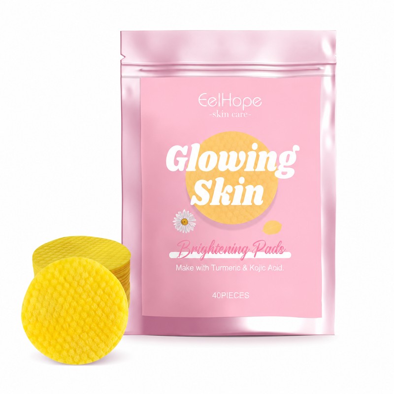 Turmeric Kojic Acid Cleansing Pads for Face – Exfoliating Toner