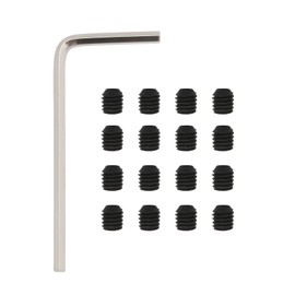Create idea 16pcs Allen Screws M6 x 6mm Connecting Screws with Allen Key for Track Saw Long Cuts Rail Extension Suitable for 577039 Guide Rail Connector