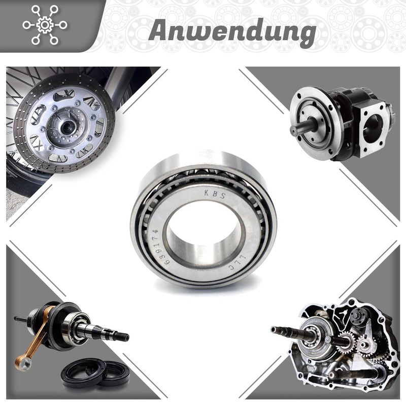 Parts and Parts Tapered Roller Bearing 639174 26 x 52
